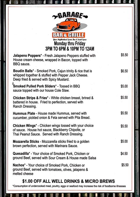 jackpot bar and grill|the garage berwyn menu.